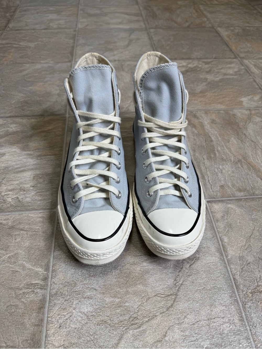 Converse Chuck 70 Hi Ghosted Blue Mens Shoe Size 8.5 A03447C All Star Preowned - Picture 1 of 8